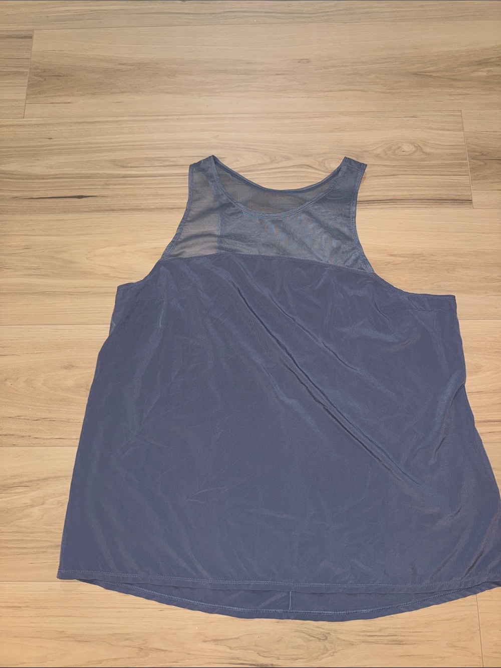 Zella Women's Mesh Tank Top - gray 2x